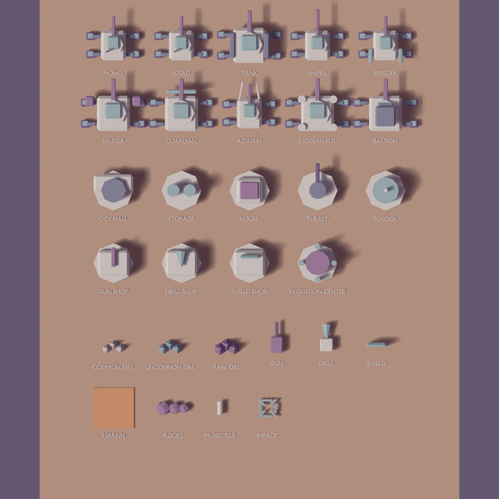 Catalog of the complete Both Trial 3 game asset library