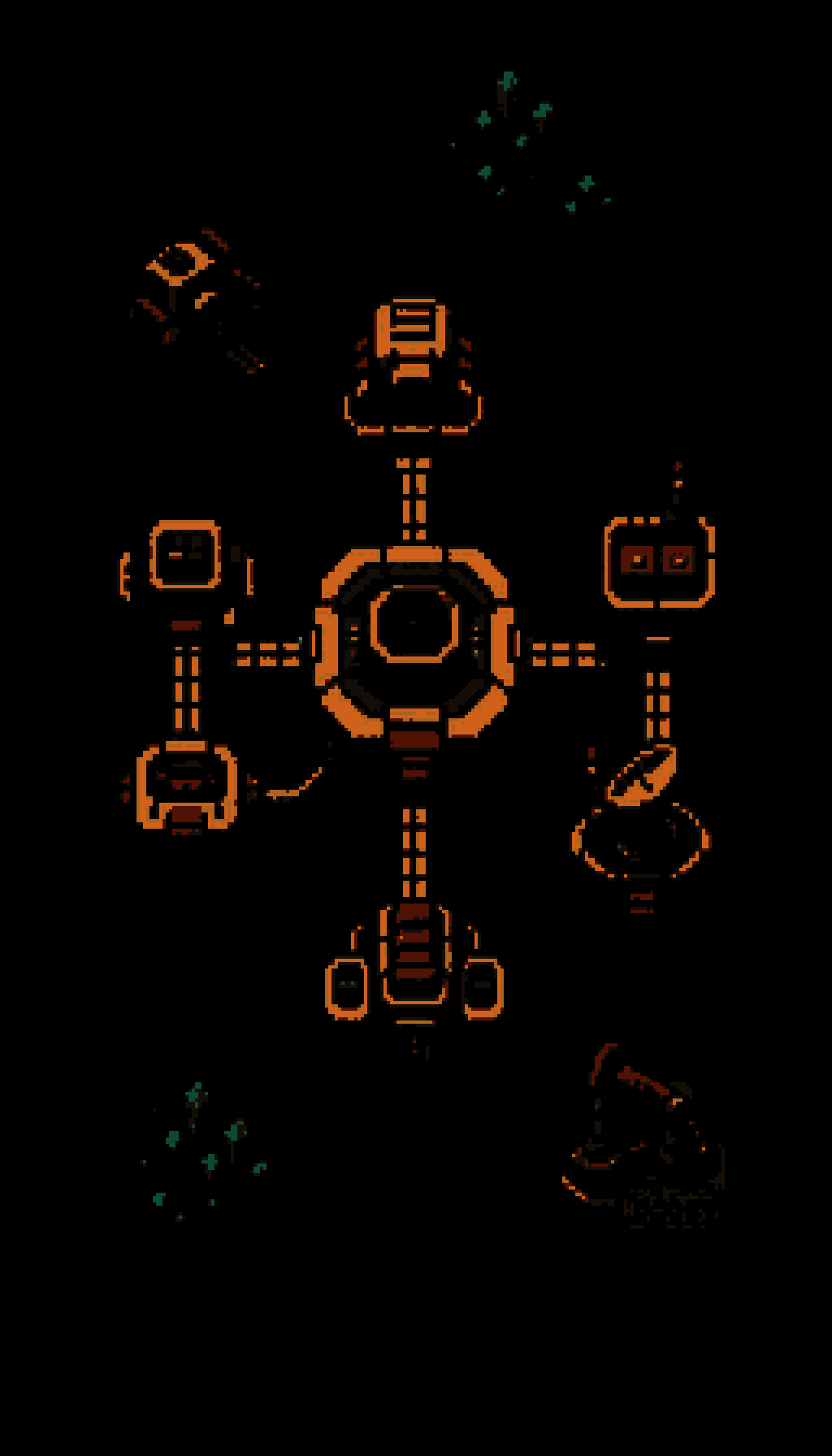 No-reference six-color pixel art sample two