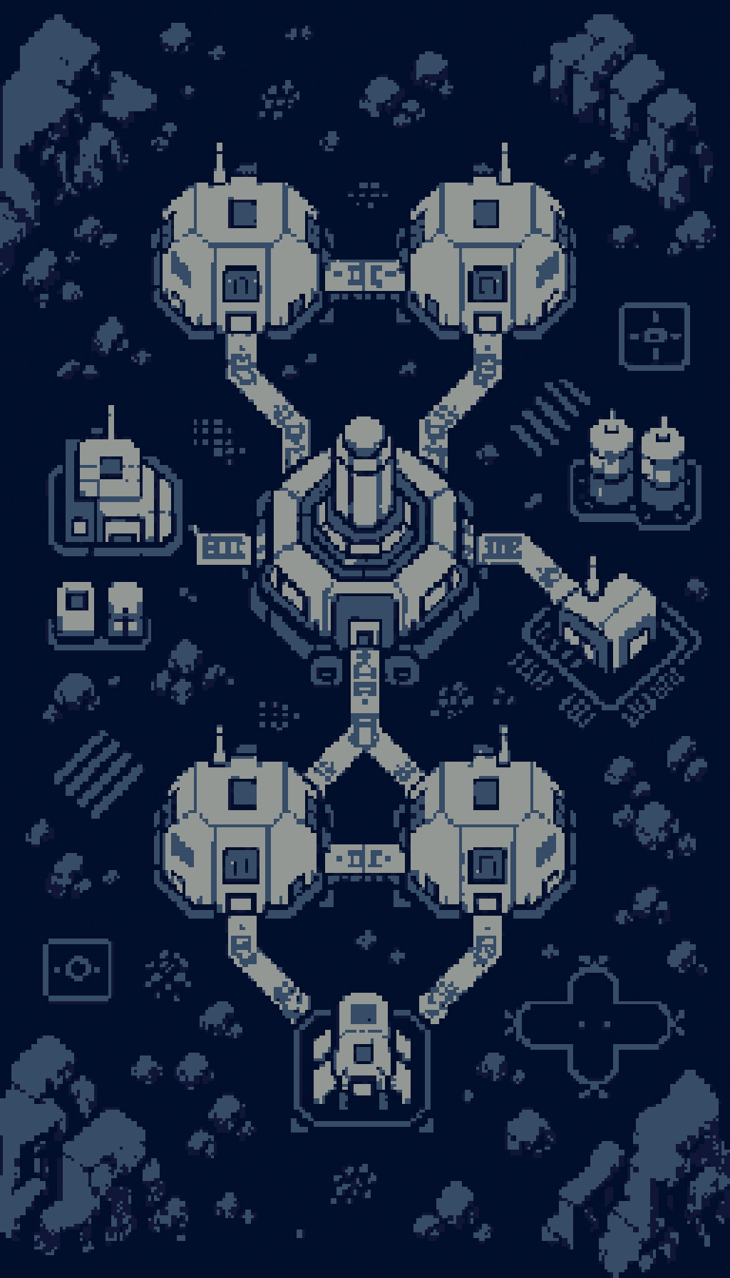 No-reference six-color pixel art sample three